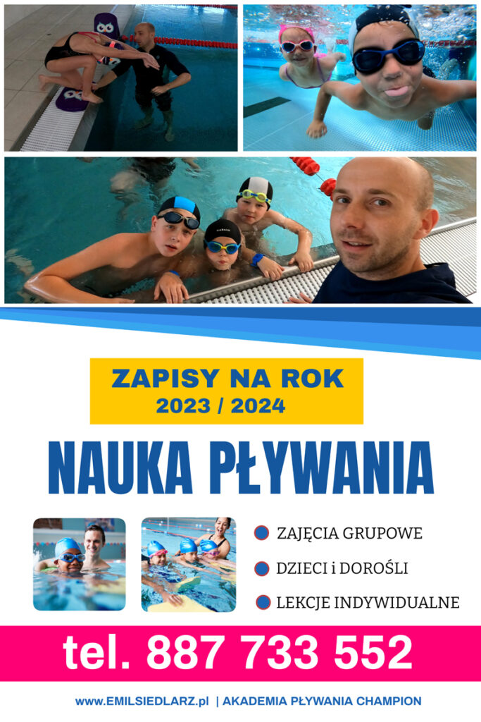 Zajęcia Pływania w Chełmcu 2023/24 – Nauka Pływania dla Dzieci i Dorosłych